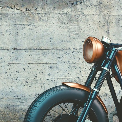 vintage motorcycle restored